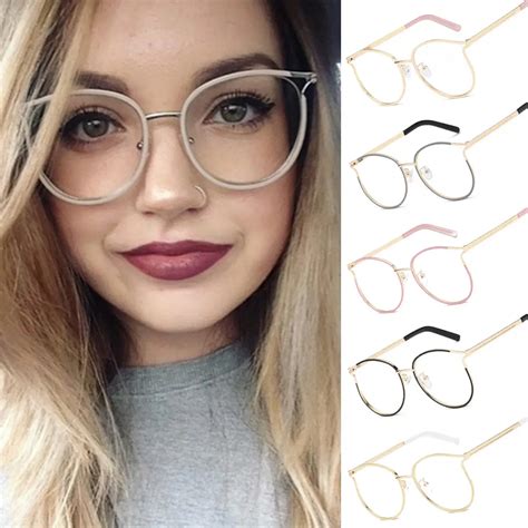 trendy metal frame glasses